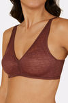 Triumph Padded Non Wired Full Coverage Super Support Bra - Decadent Chocolate — thumbnail 4